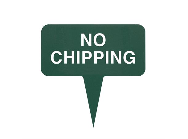 5" x 10" Single-Sided Green Line Sign No Chipping SG08731